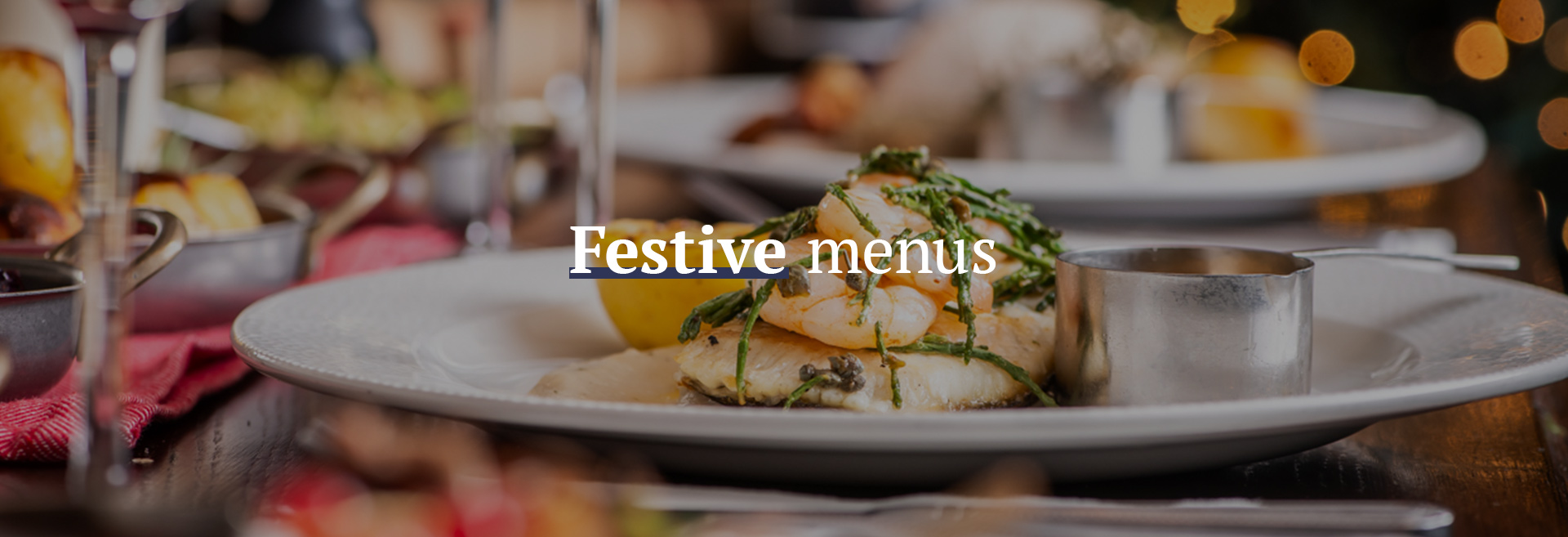 Festive Christmas Menu at The White Hart Waterloo 