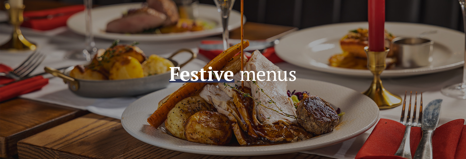 Christmas menu at The White Hart Waterloo