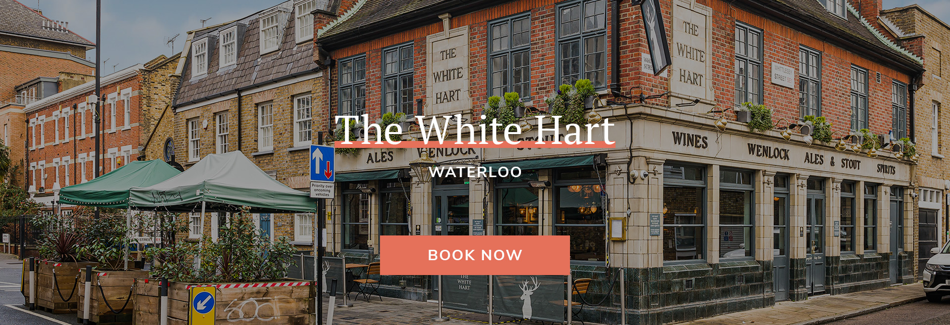 The White Hart Waterloo Banner 1